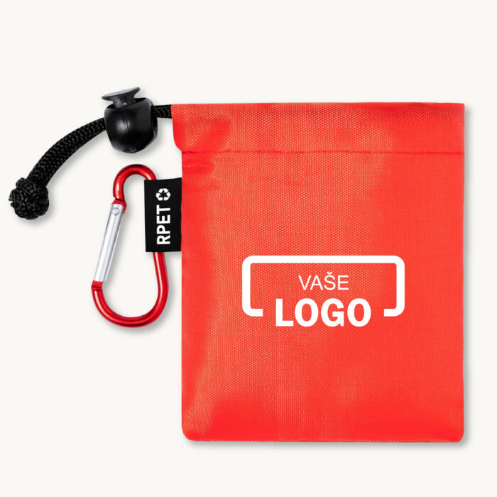 Detské pončo v RPET puzdre s vlastnou potlačou a logom